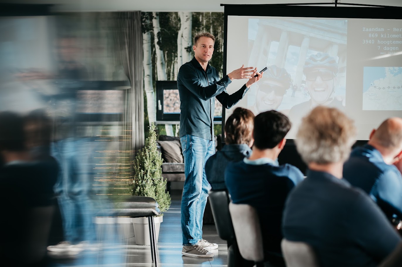 Rik van der Woerdt als inspirerend spreker